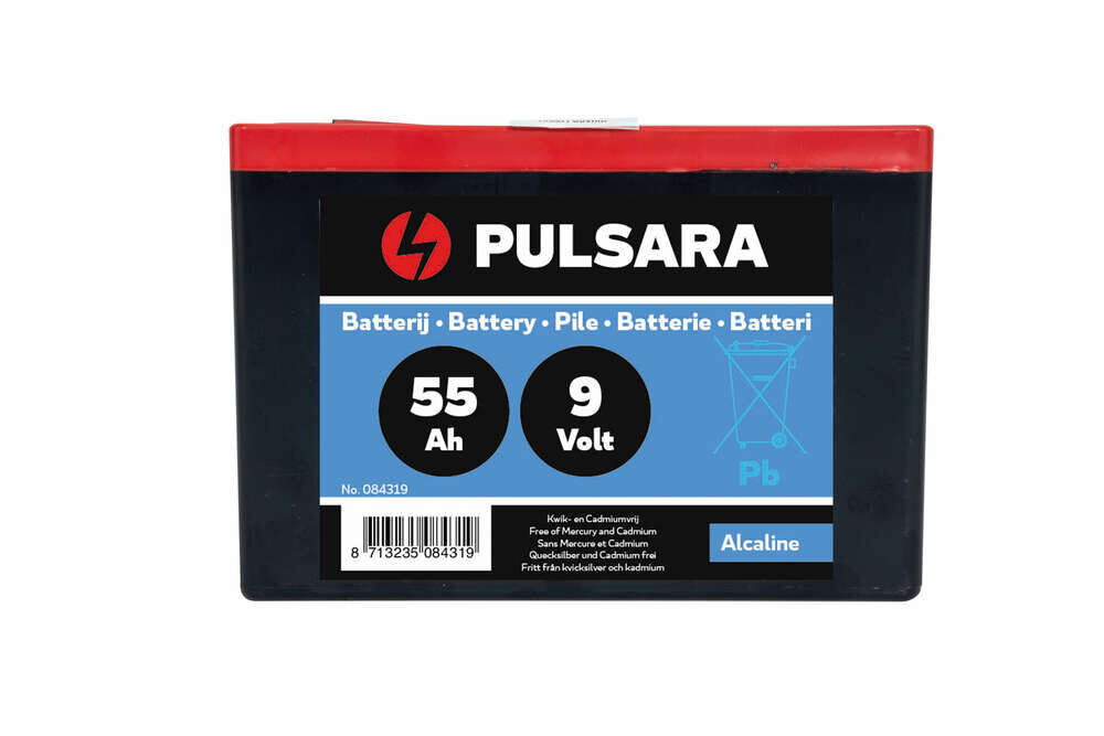 Pulsara ALK 9V - Hybride Alkaline batterij - 11 cm - 16 cm - 55 Ah
