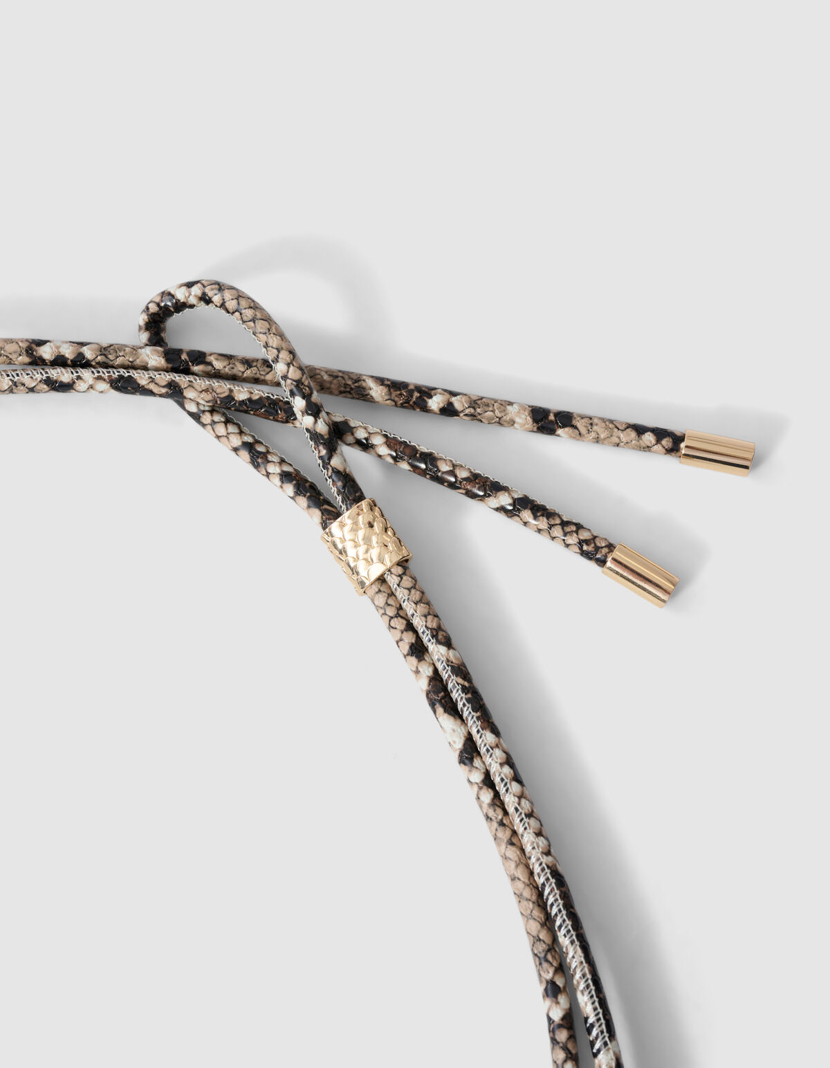 Snake Strap Riem Lichtbruin