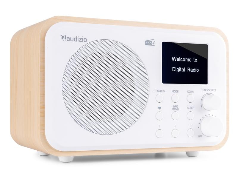 Audizio DAB  Radio Milan Weiss DAB  Radio mit Bluetooth