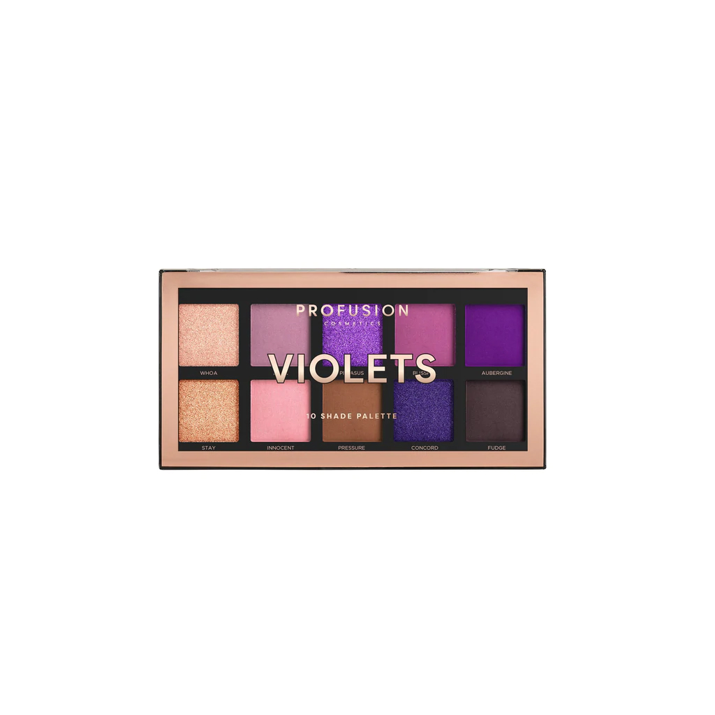 SOMBRAS PROFUSION VIOLETS 10 CORES