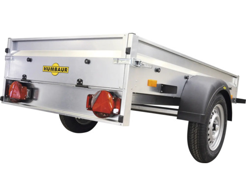 Humbaur enkelassige aanhangwagen Steely Basic 2050 x 1095 x 300 mm, ongeremd, toegestaan totaalgewicht 750 kg