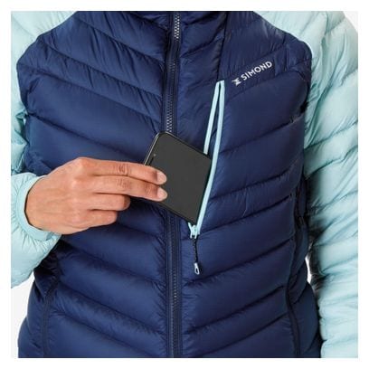 Doudoune Alpinisme Femme Simond -12°C Bleu