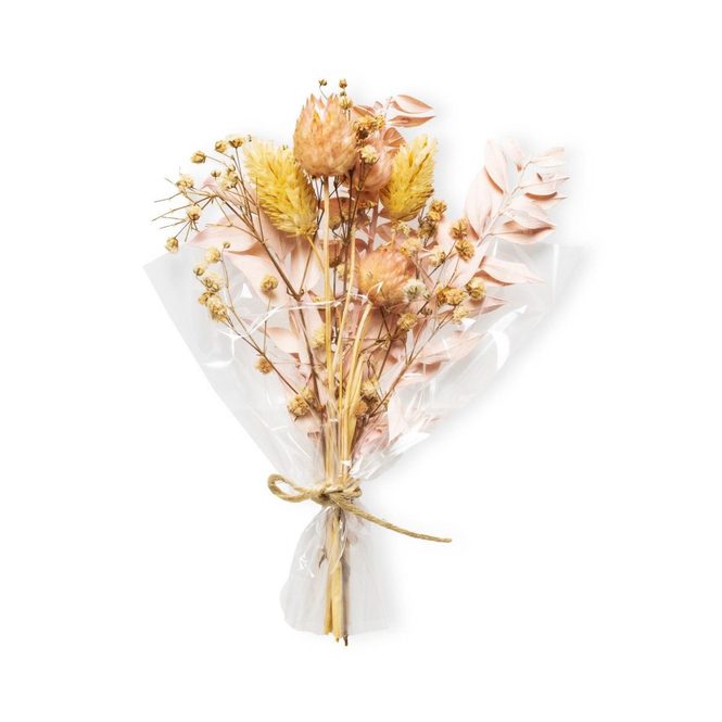 Mini-Trockenbouquet - rosa - ca. 15 cm
