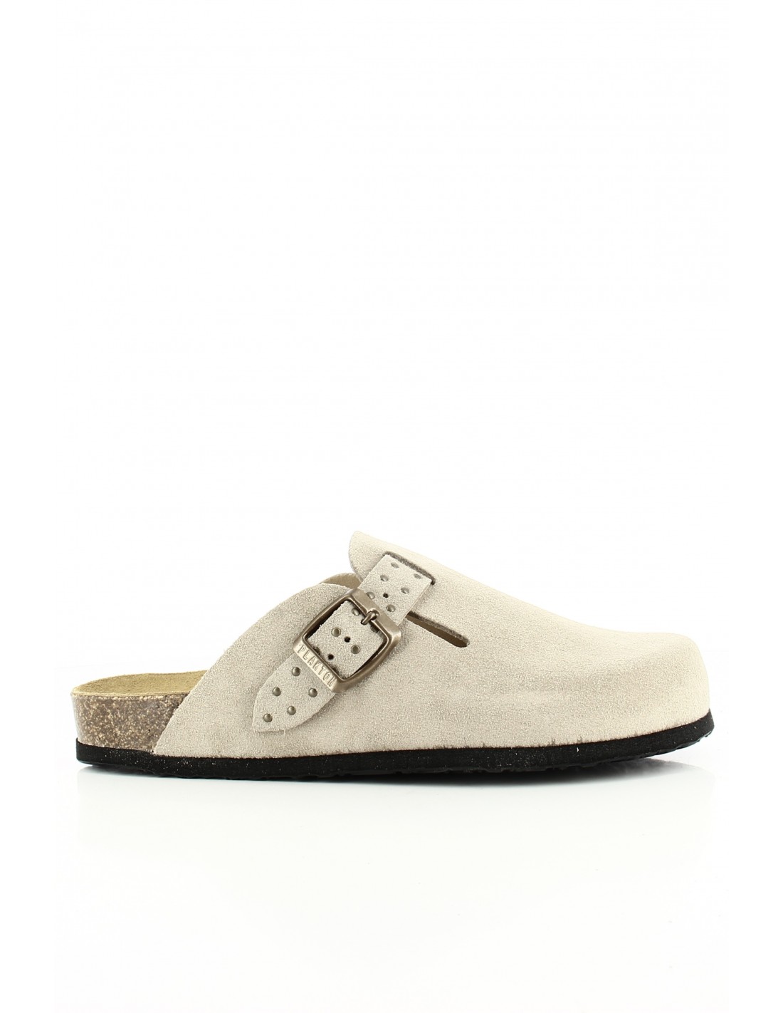plakton Sabots Femme Blogg Cuir Beige