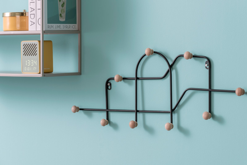 Coat Rack Maze PT4276BL Turquoise blue