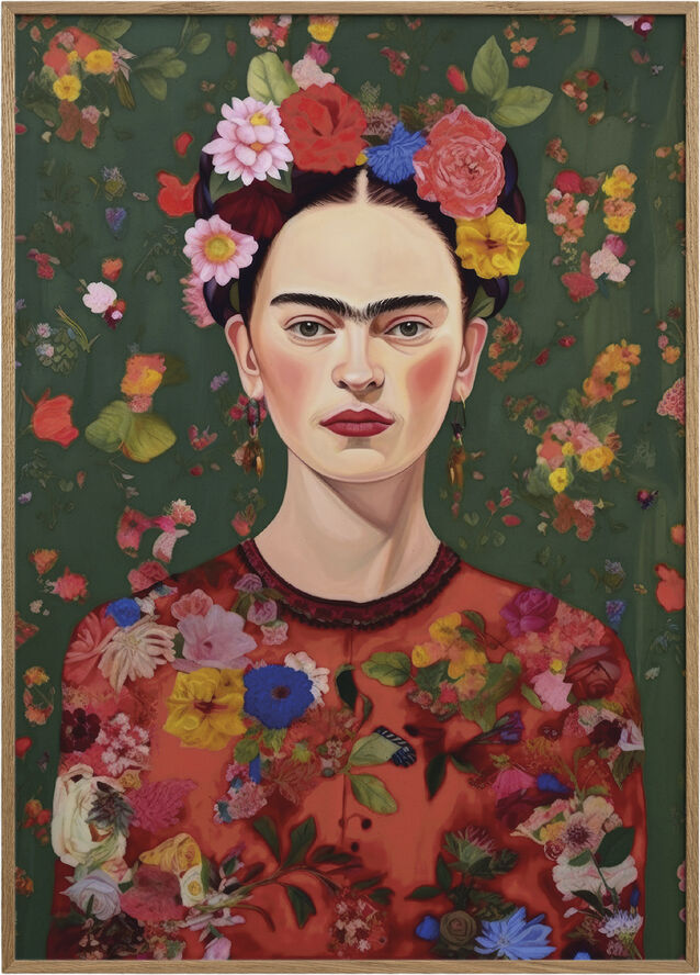 Poster & Frame Treechild - The Love Of Flowers Flerfarvet