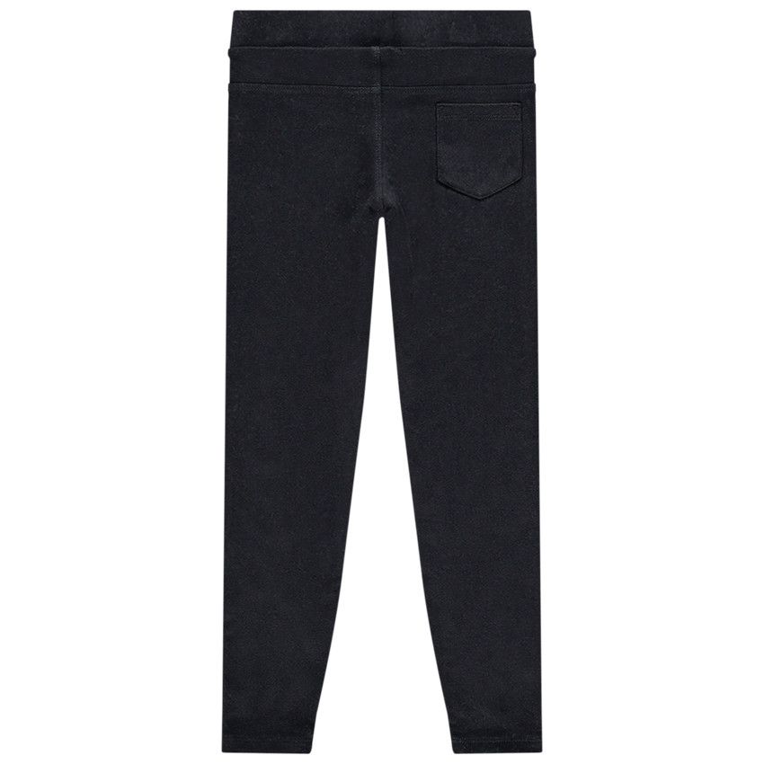 Jegging en maille à prints fantaisie pour enfant fille - Bleu marine