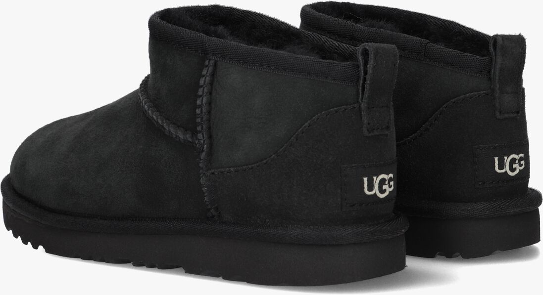 UGG zwarte ugg vachtlaarzen classic ultra mini kids