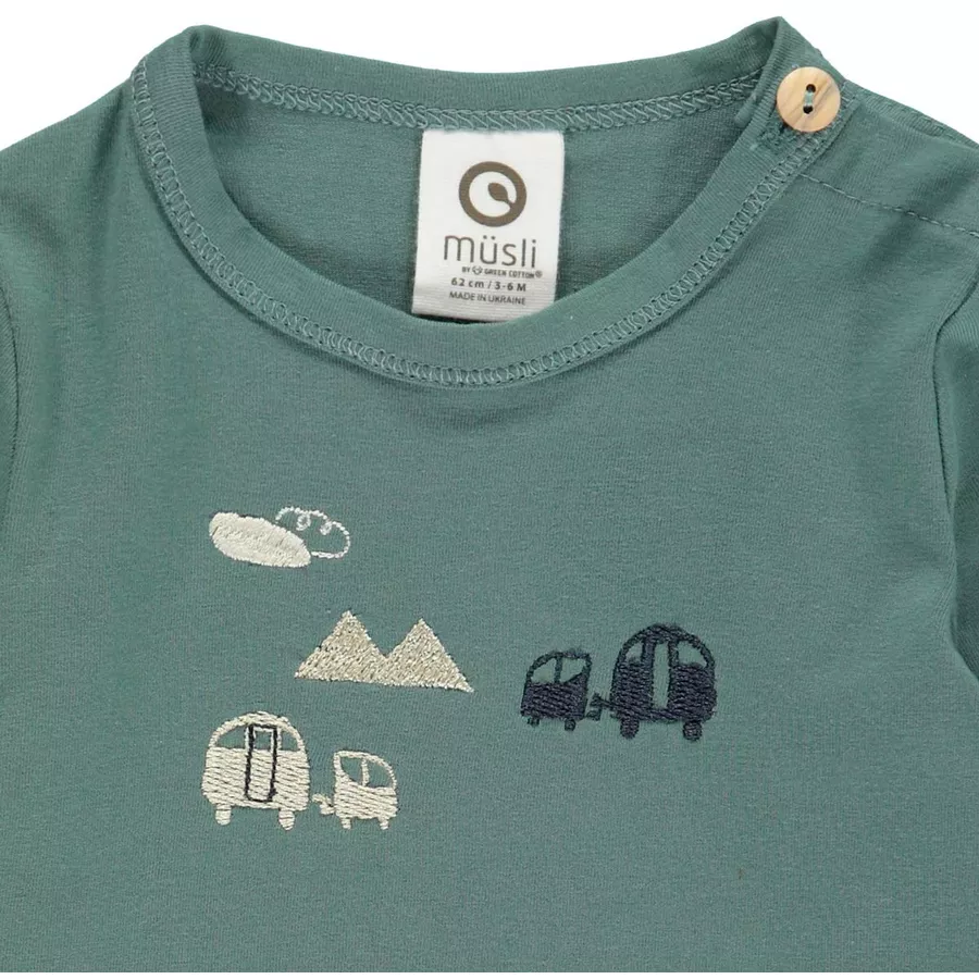 Müsli Babylangarmshirt Pine