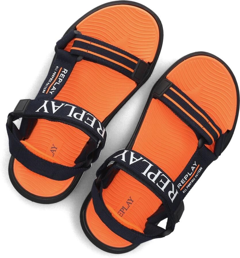 REPLAY Blauwe Sandalen Spacer 2