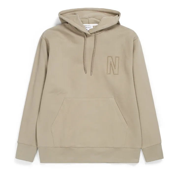 Norse Projects Hoodie N Logo Arne Relaxed | Sable