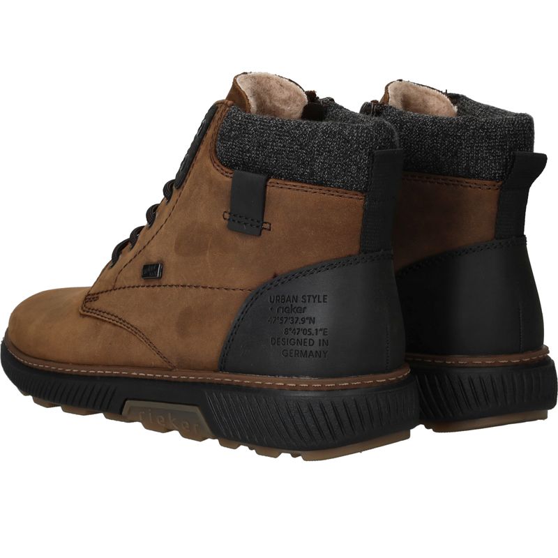 Rieker Veterboots Bruin Heren
