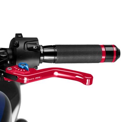Levier d'embrayage Puig court 3.0 Rouge Universel - Bleu