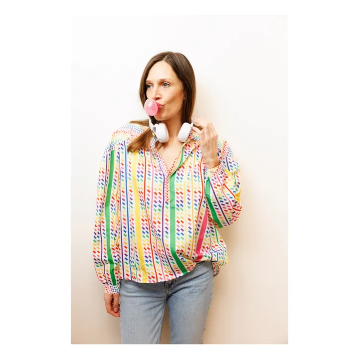 Paolina Blouse David Bowie Rainbow | Multicolore