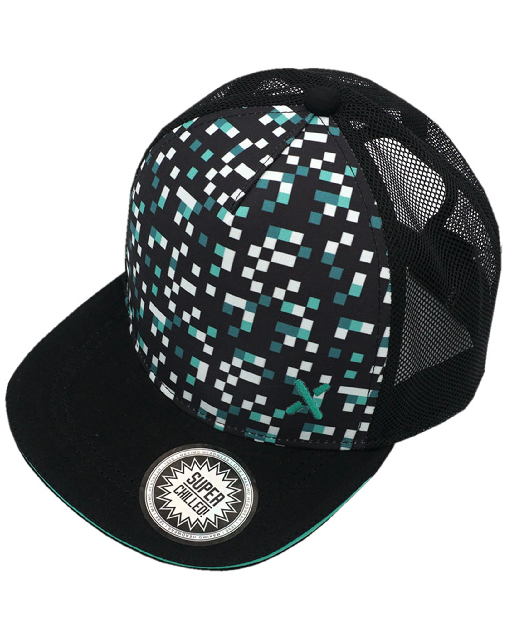 Basecap SQUARES in schwarz