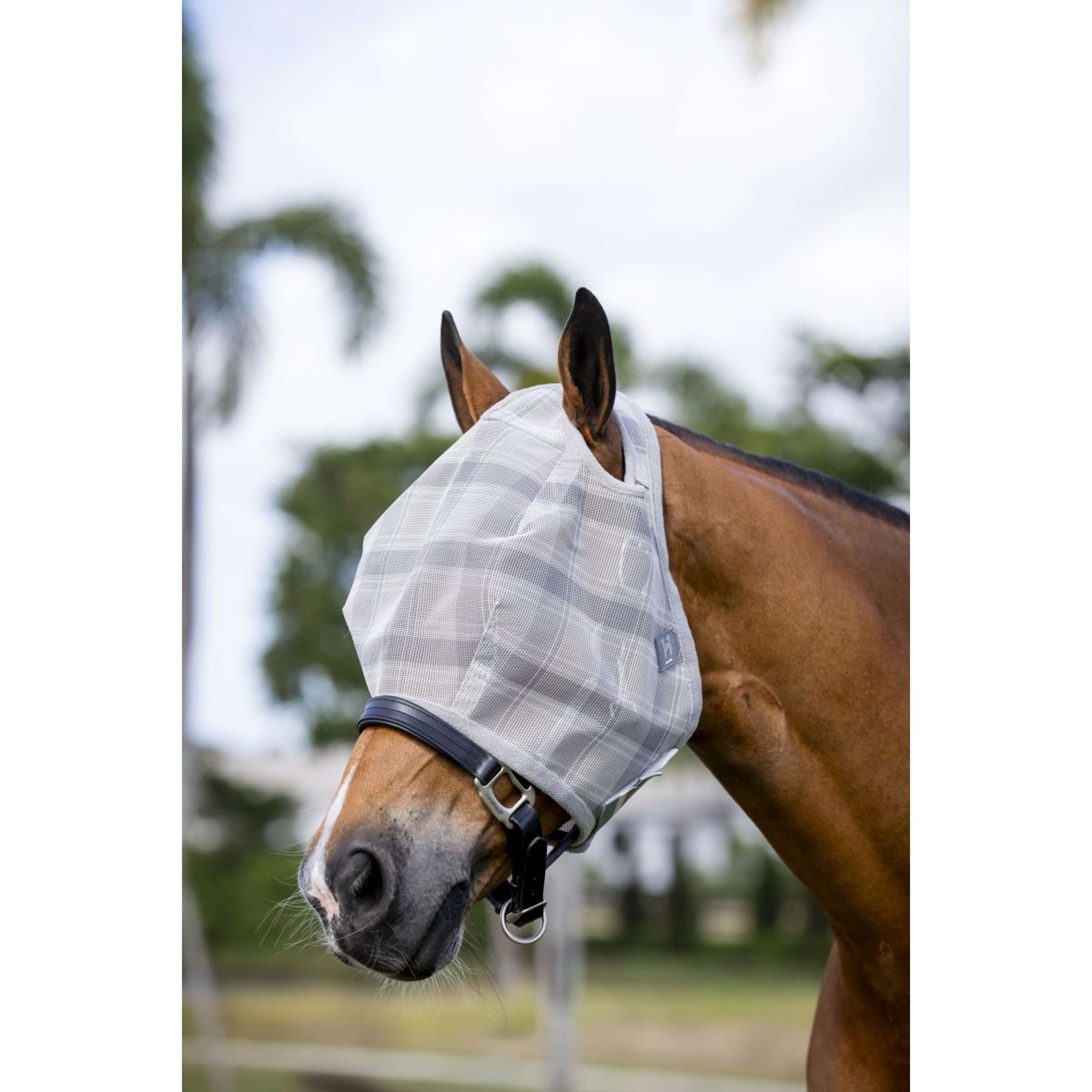 Horseware Vliegenmasker Newmarket Zonder oren Witney Charcoal