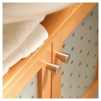 Knop Phoebe rvs 24mm