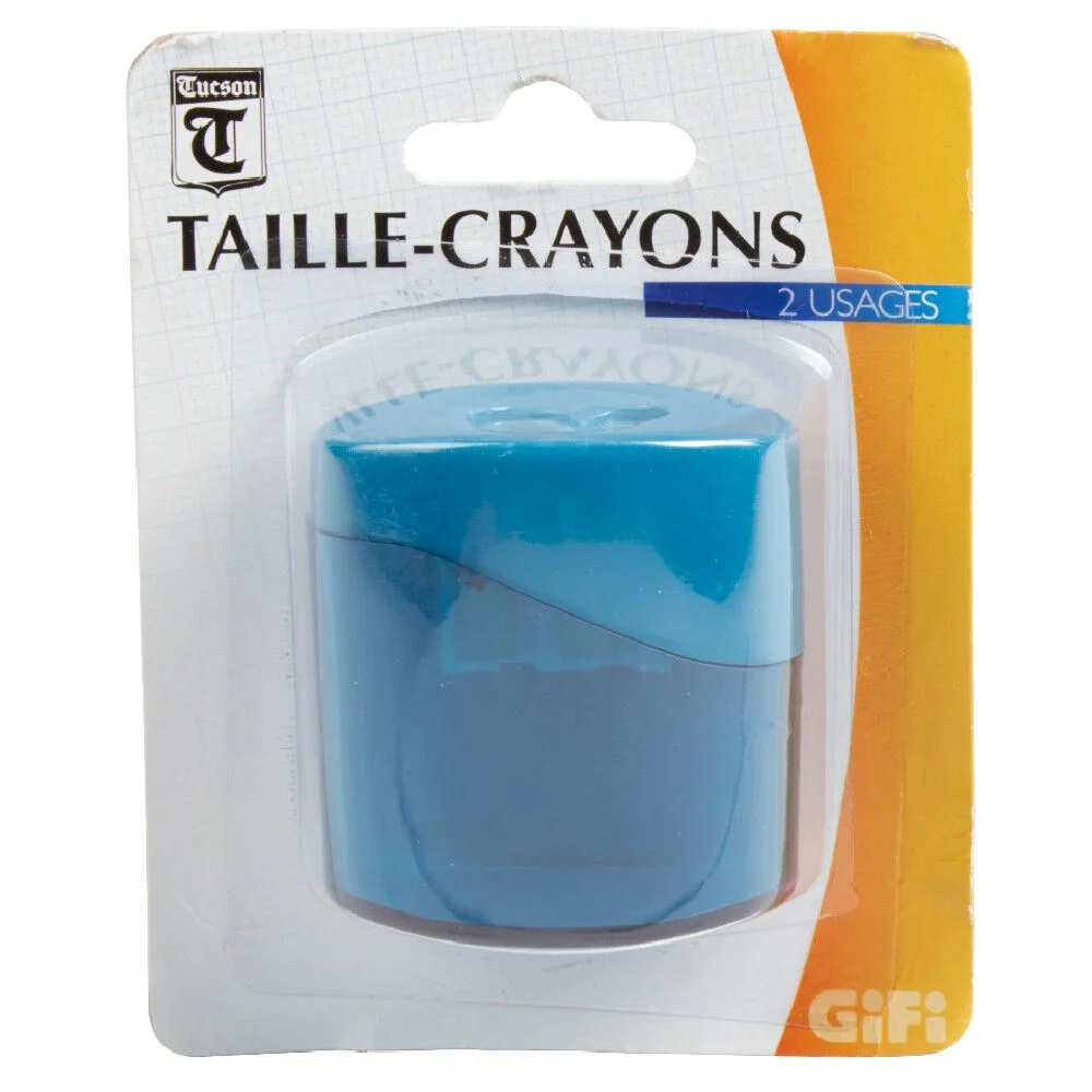 Taille crayon 2 trou avec réservoir