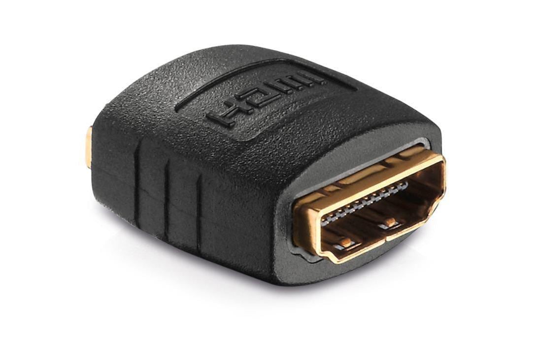 Adapter HDMI - HDMIHDMI A Buchse auf HDMI A Buchse, schwarz