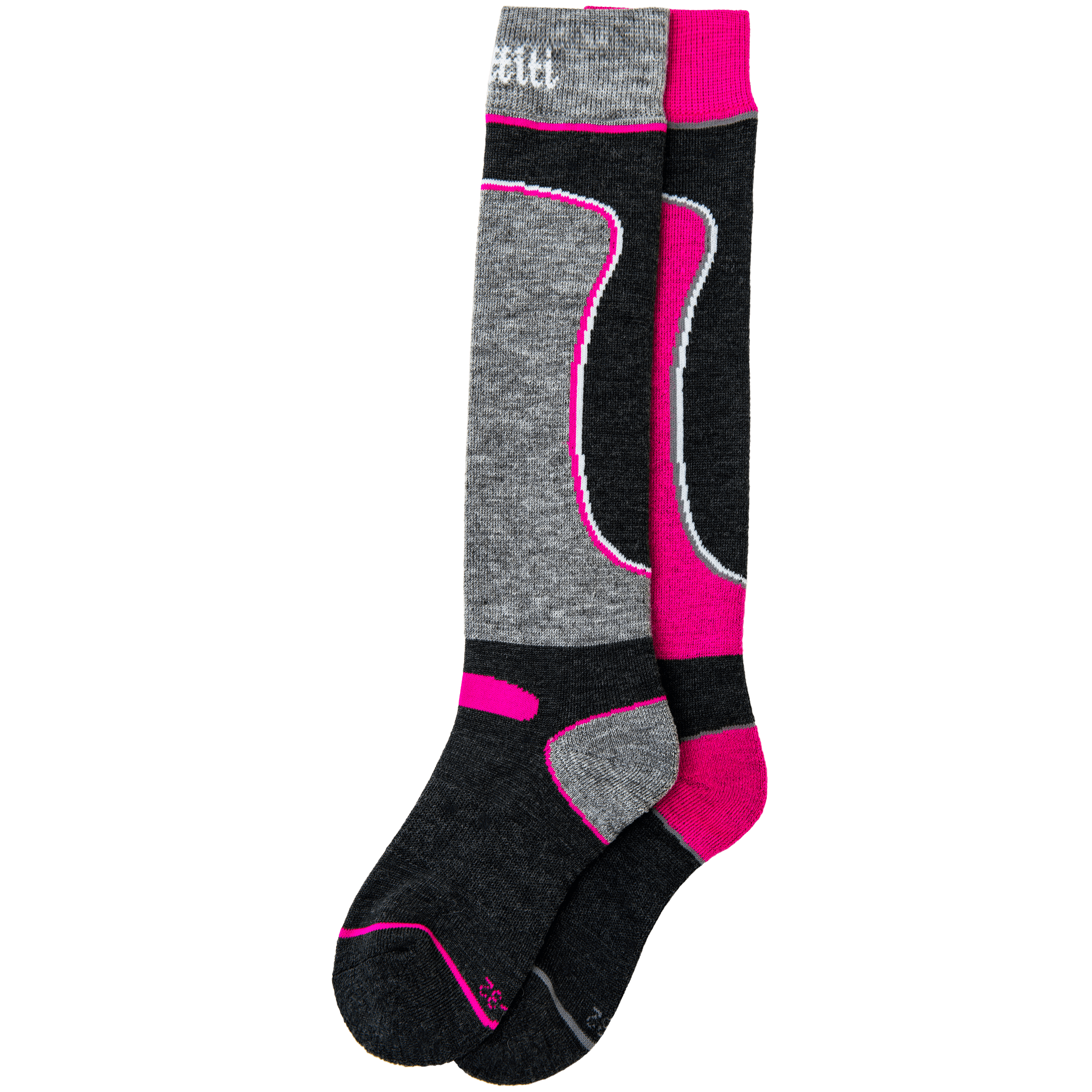 Graffiti Orange ski sock 2pack - Sokker