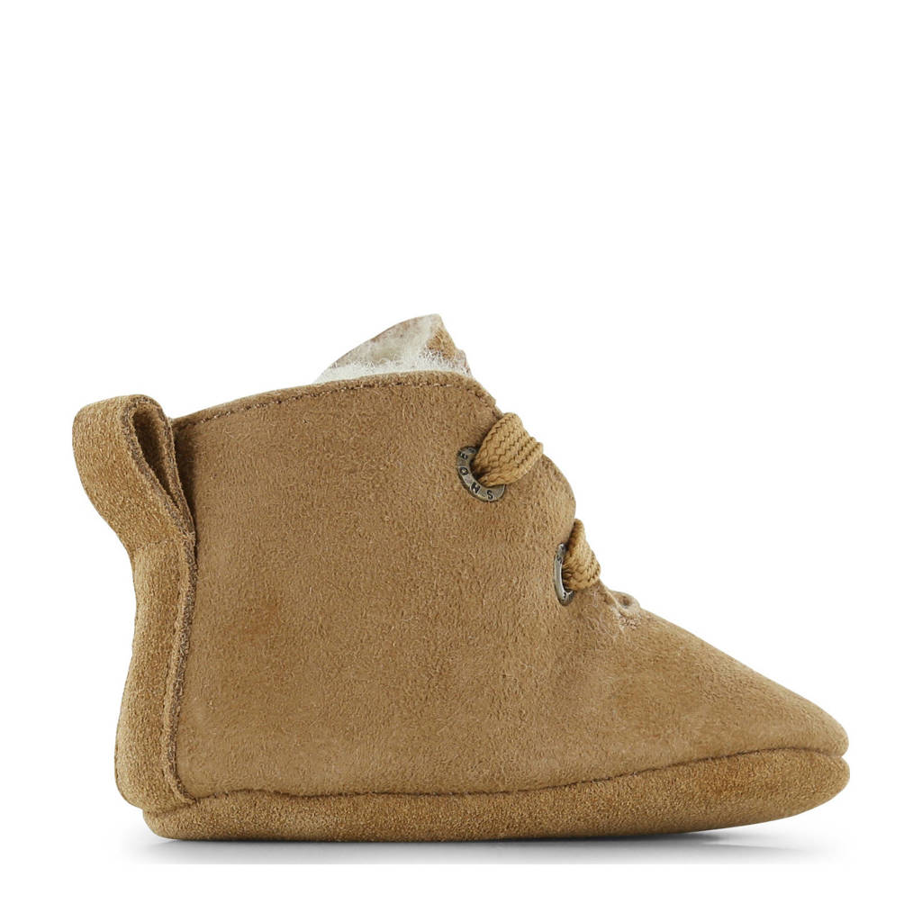 Shoesme suède baby schoenen cognac