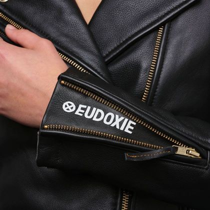 Blouson Eudoxie FLOWER - Noir