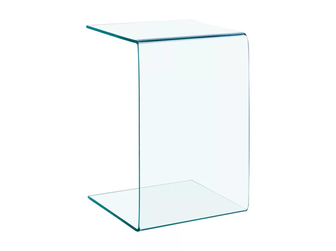 Table d'appoint 40x40x60 cm Verre trempé