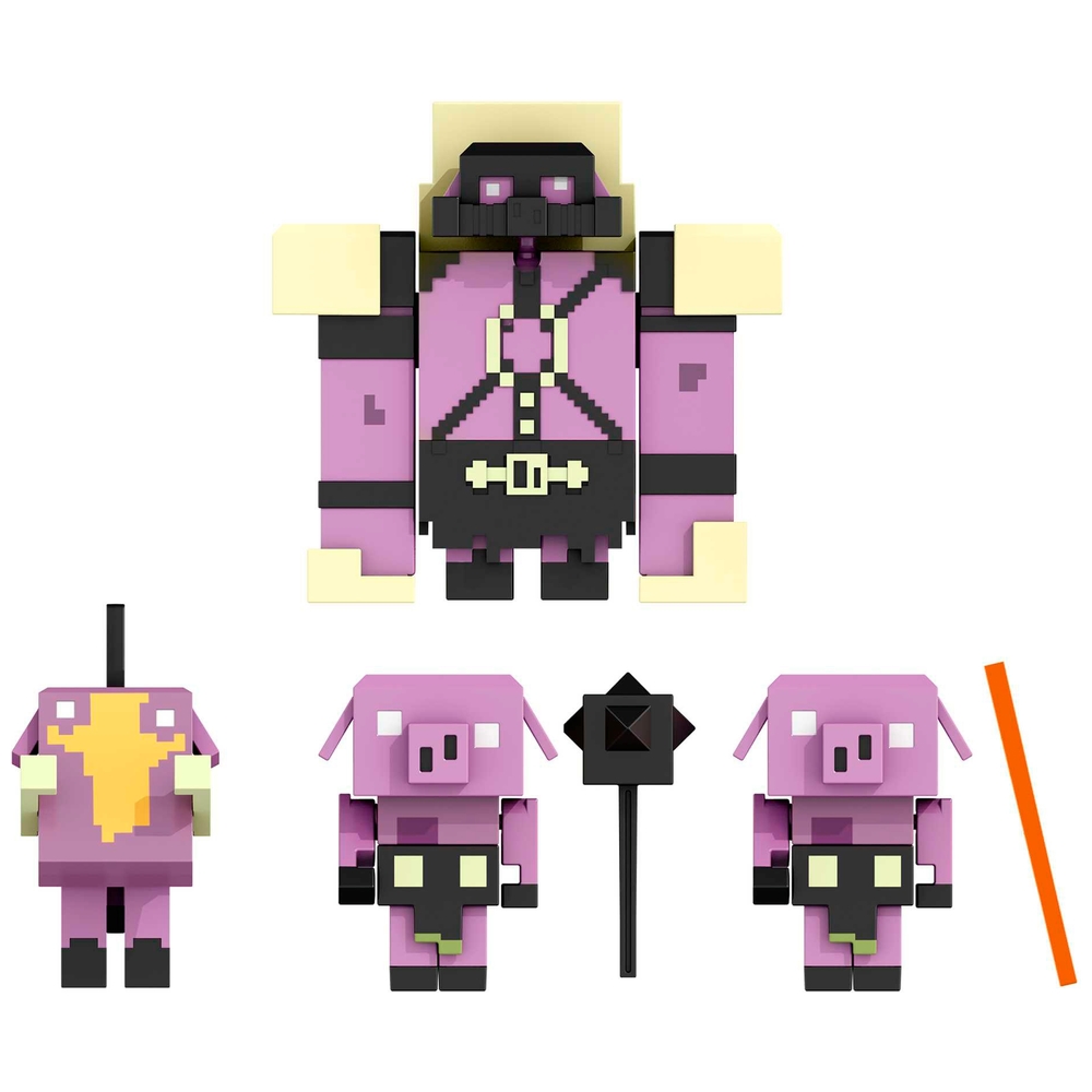 Minecraft Legends Nether Invasion 8cm Figuren 4er-Pack