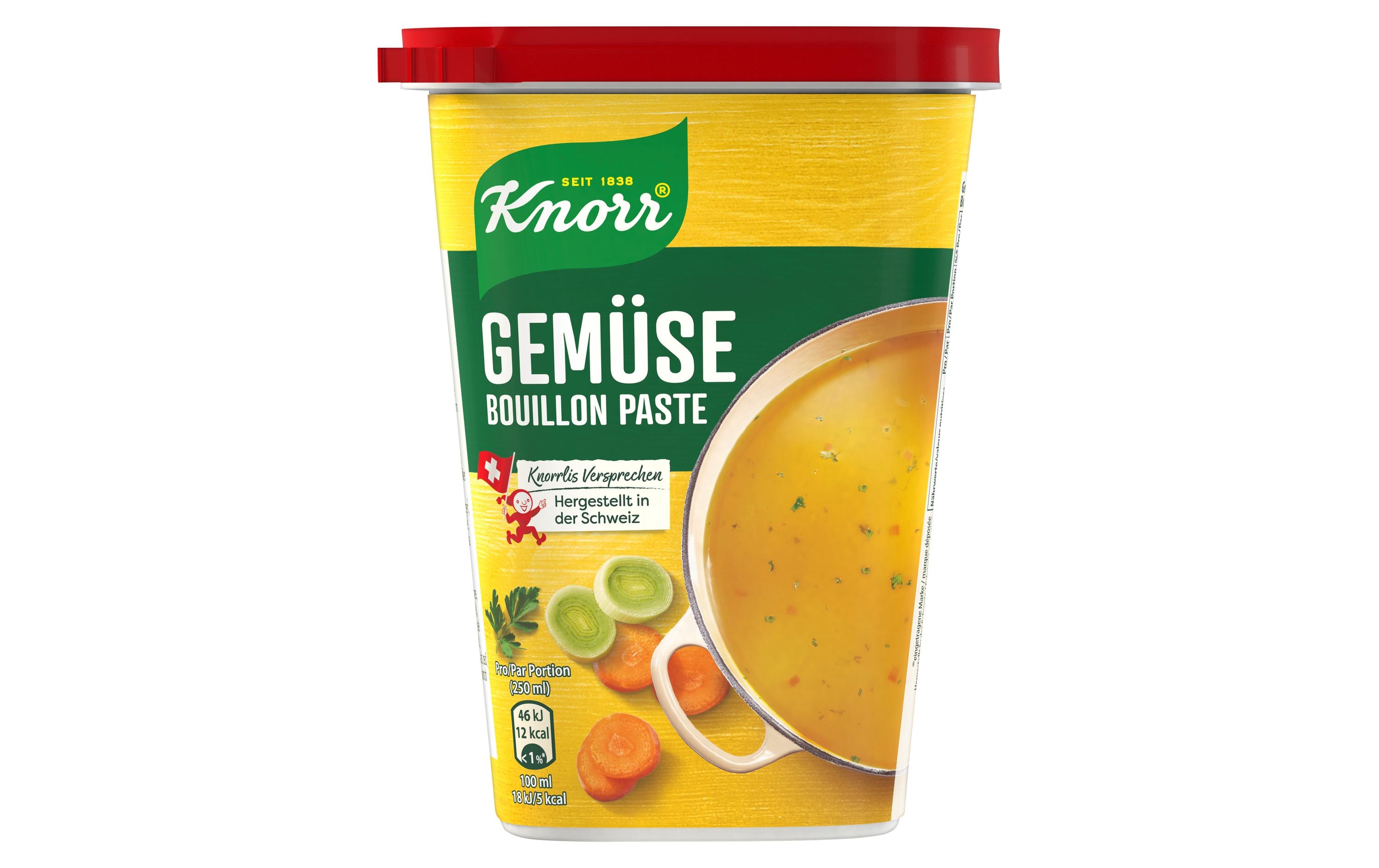 Gemüse-Bouillon Paste 500 gBouillon ohne Fleisch