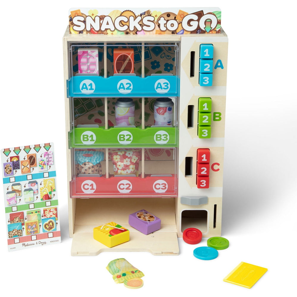 Køb Melissa & Doug Multifarvet Legesæt - Salgsautomat: Snacks To Go