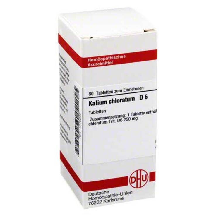 DHU Kalium chloratum D 6 Tabletten, 80 St