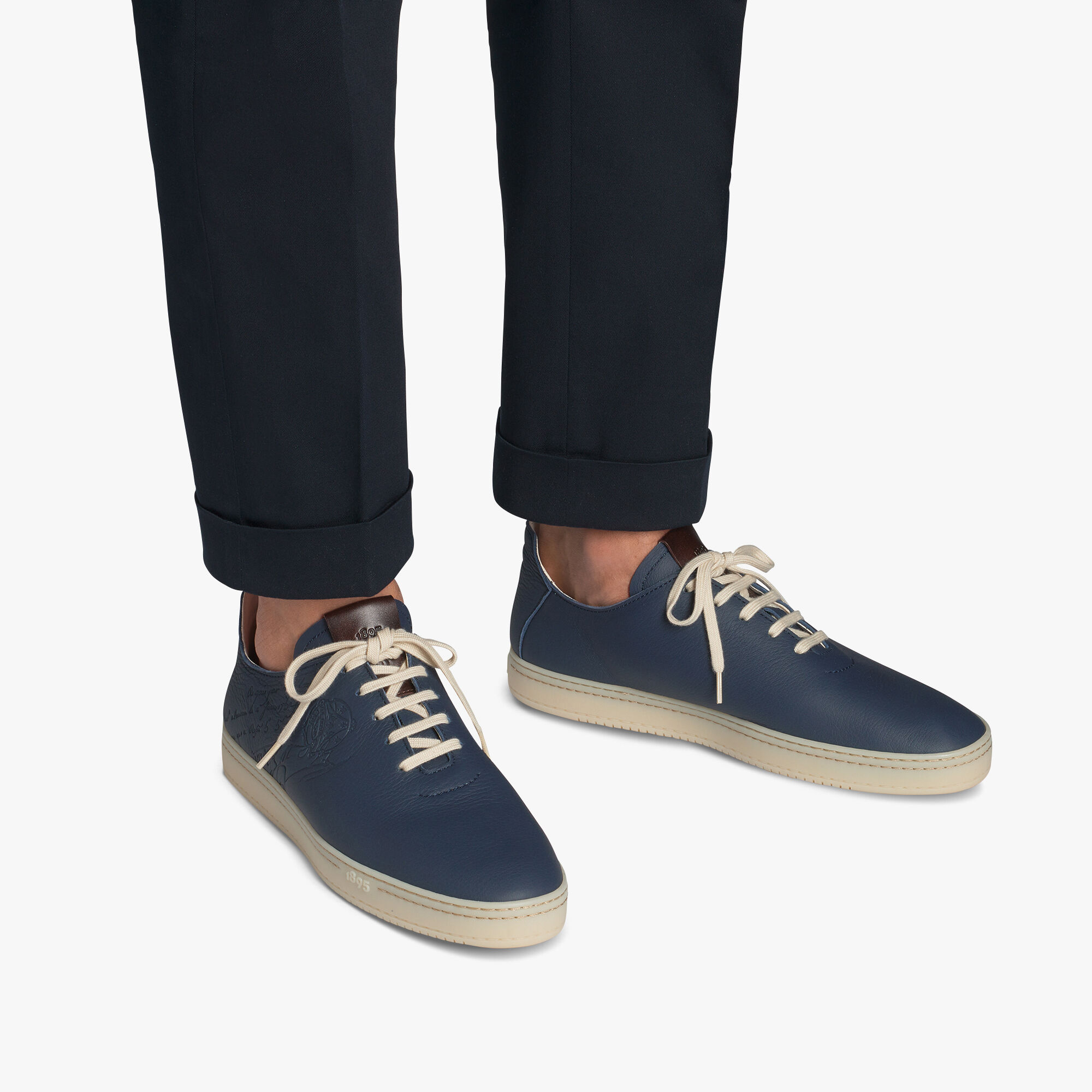 Sneaker Eden En Cuir Scritto