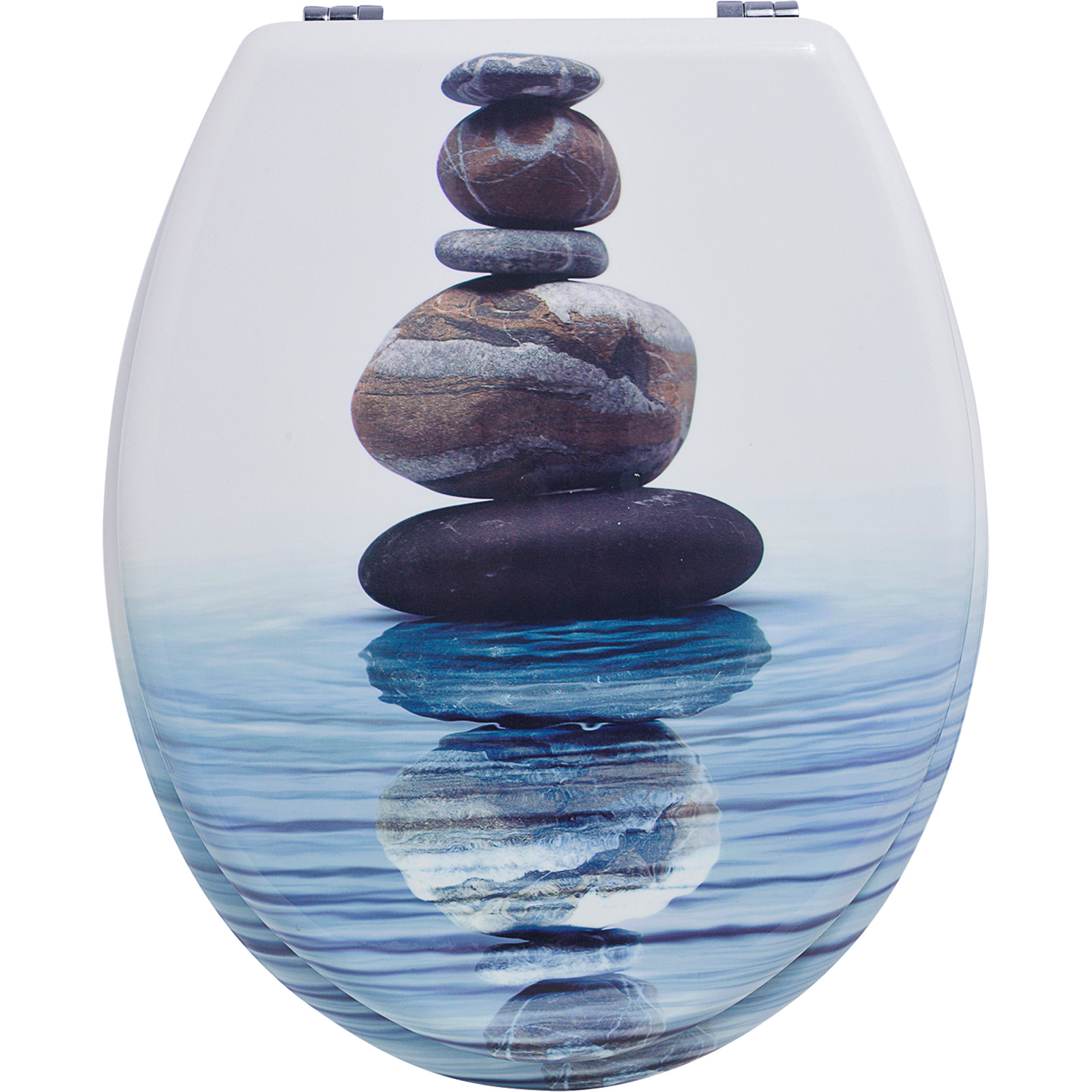 WC-Sitz Stone Blue 42.5x36.5cm