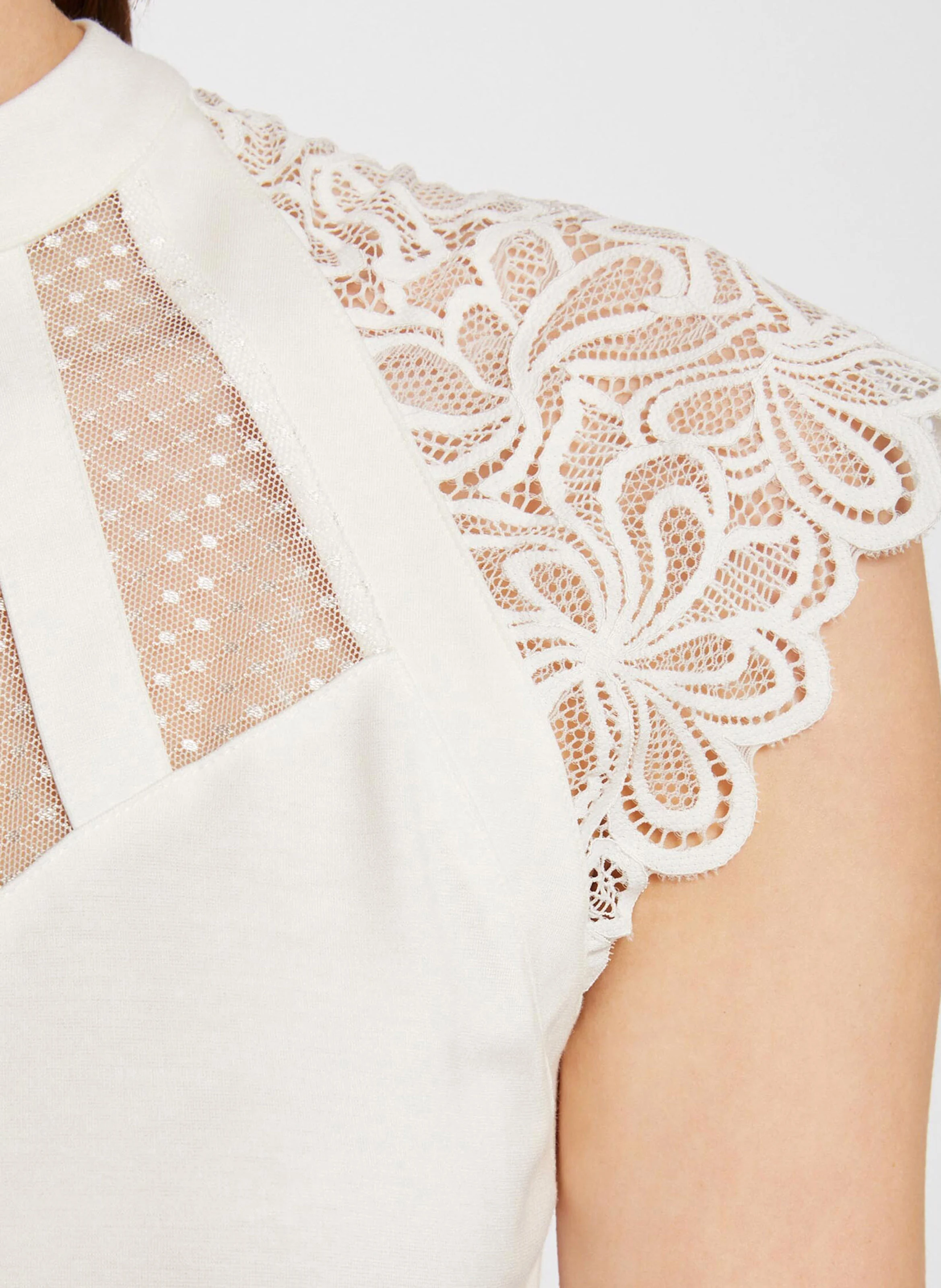 DEMANE - Top manches courtes | Blanc