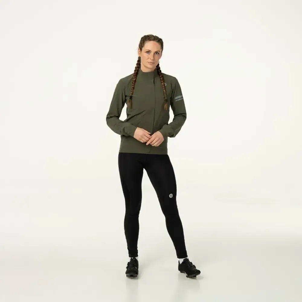 AGU Essential Prime II Regenjack Groen Dames