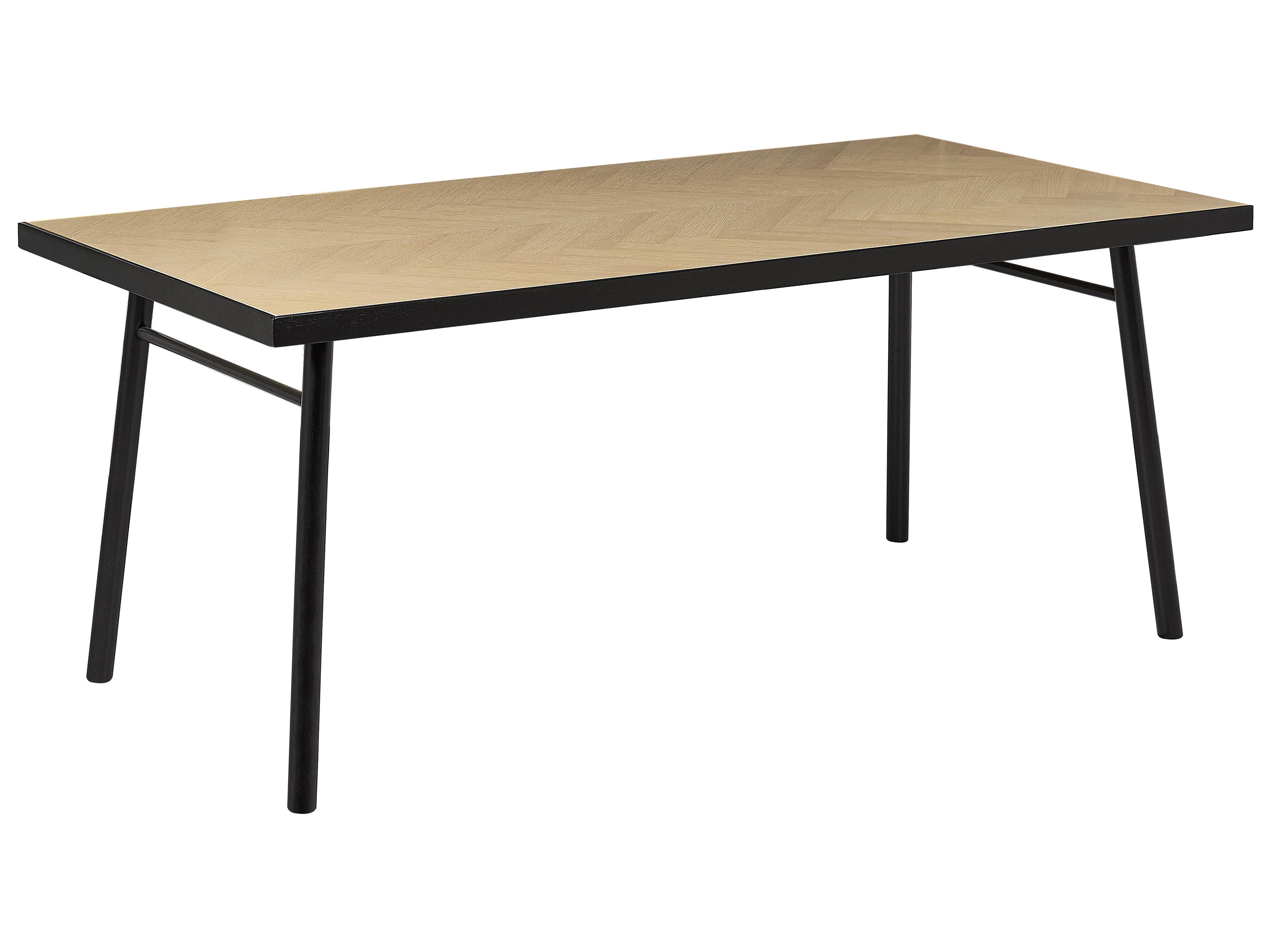 Eettafel IVORIE Licht essenhout 90 cm 180 cm