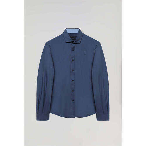 Polo Club - RIGBY GO CONTRAST SLIM SHIRT Azul