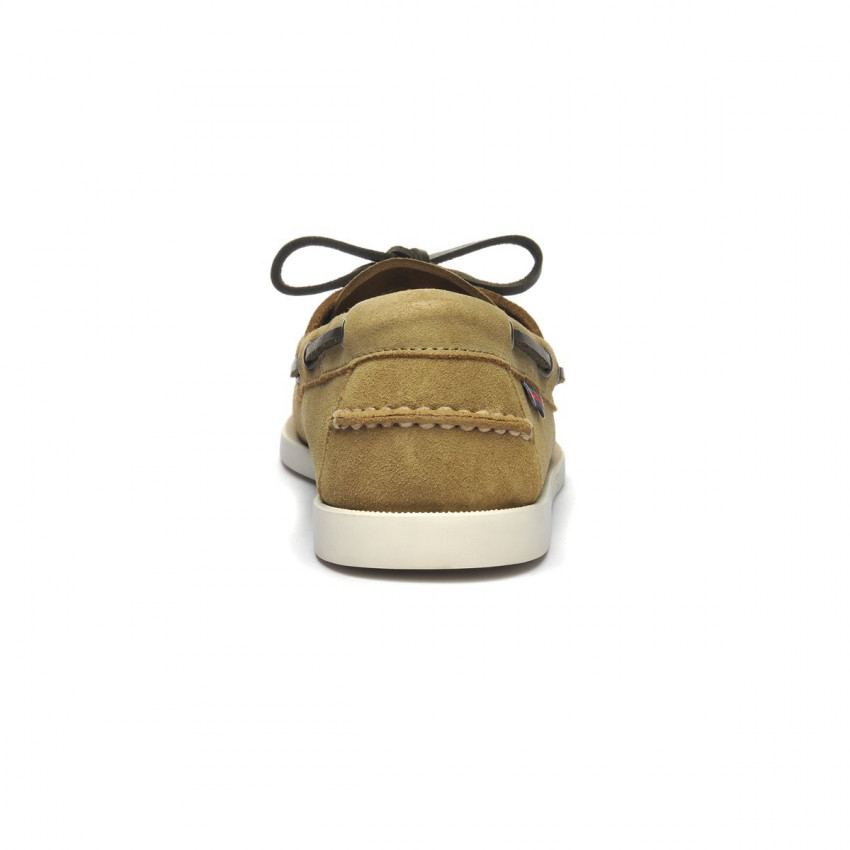 DOCKSIDES PORTLAND FLESH OUT Green Willow-Chaussures bateau pour homme en suede Portland