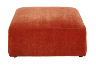 Polsterhocker CLUB HOUSE aperolrot