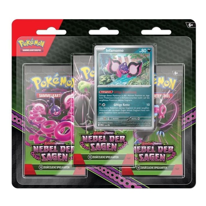 Pokémon - Karmesin & Purpur - Nebel der Sagen - 3-Pack Blister