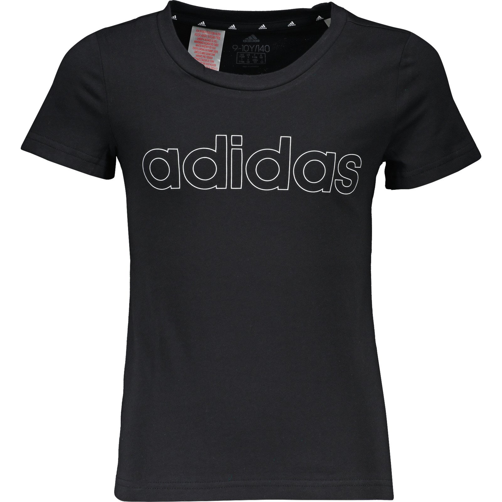 Adidas Mädchen-T-Shirt Lin schwarz