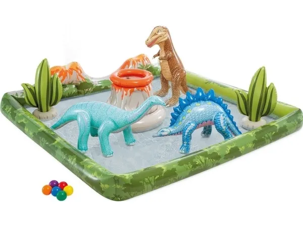 Intex Jurassic Adventure Legepool, 410L, 201x201x36cm