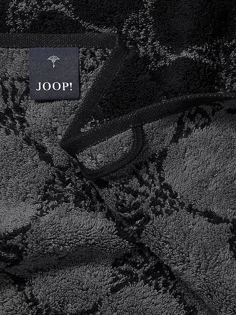 JOOP Gästetuch Cornflower 30x50cm Schwarz schwarz