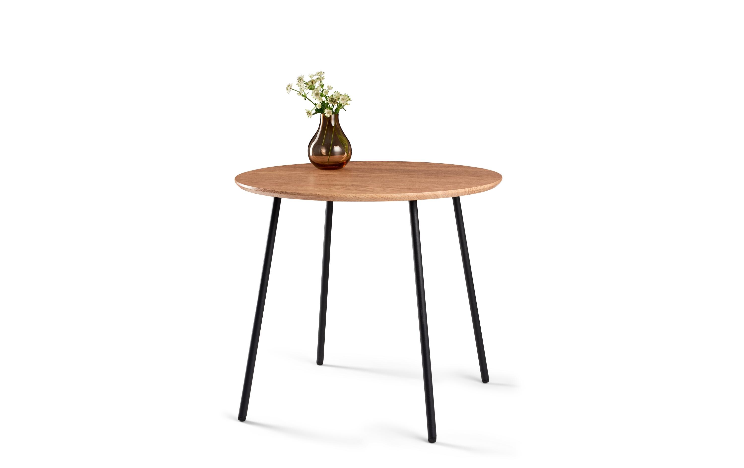 Couchtisch Ø 55 cm, Braun/SchwarzCouchtisch