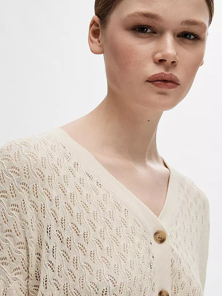 SELECTED FEMME Cardigan SLFAGNY creme