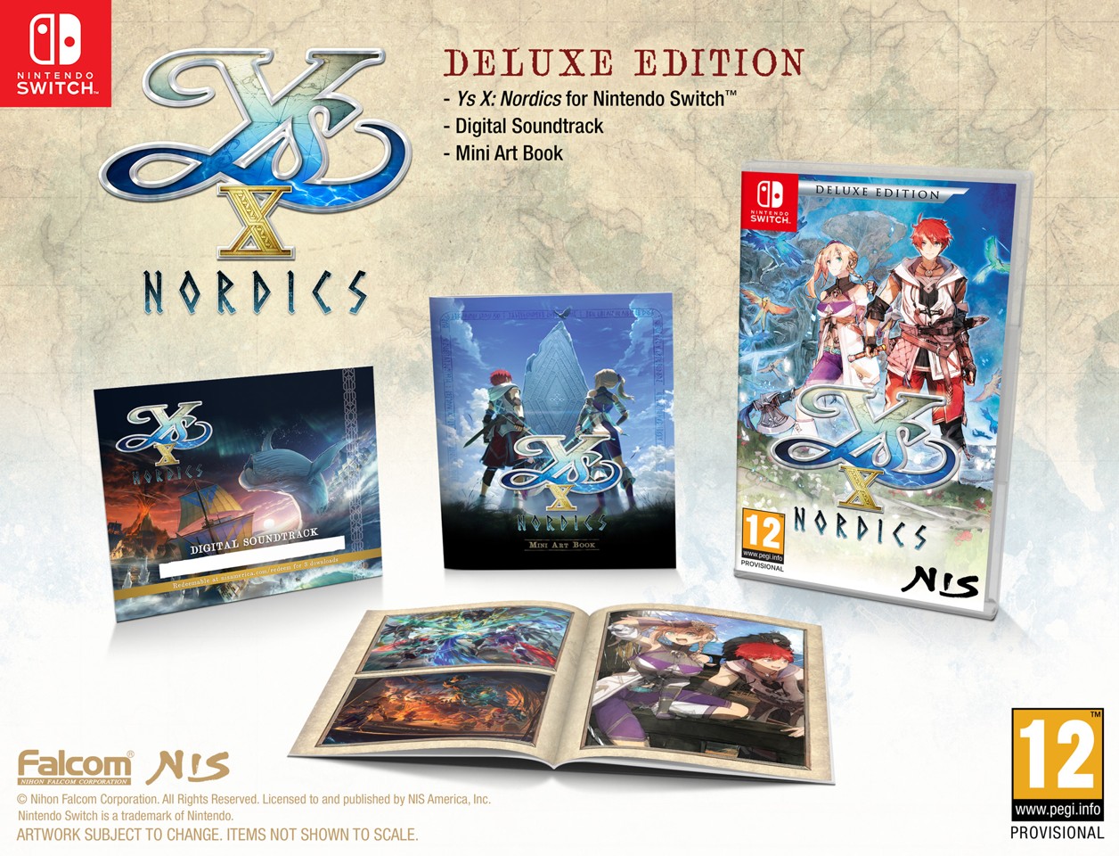 Ys X: Nordics (Deluxe Edition)- Nintendo Switch
