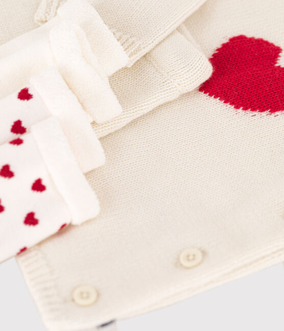 Coffret cadeau naissance en tricot