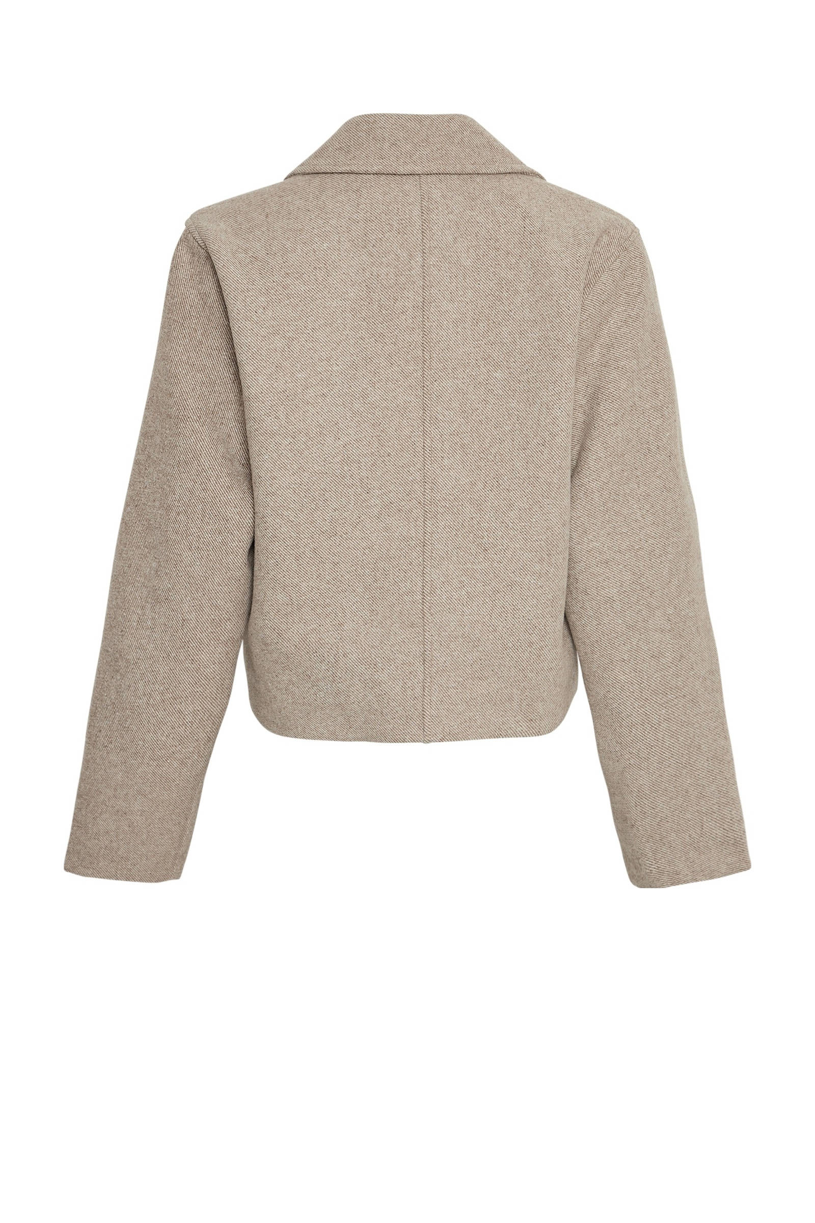 MSCH Copenhagen cropped blazer MSCHBoone beige