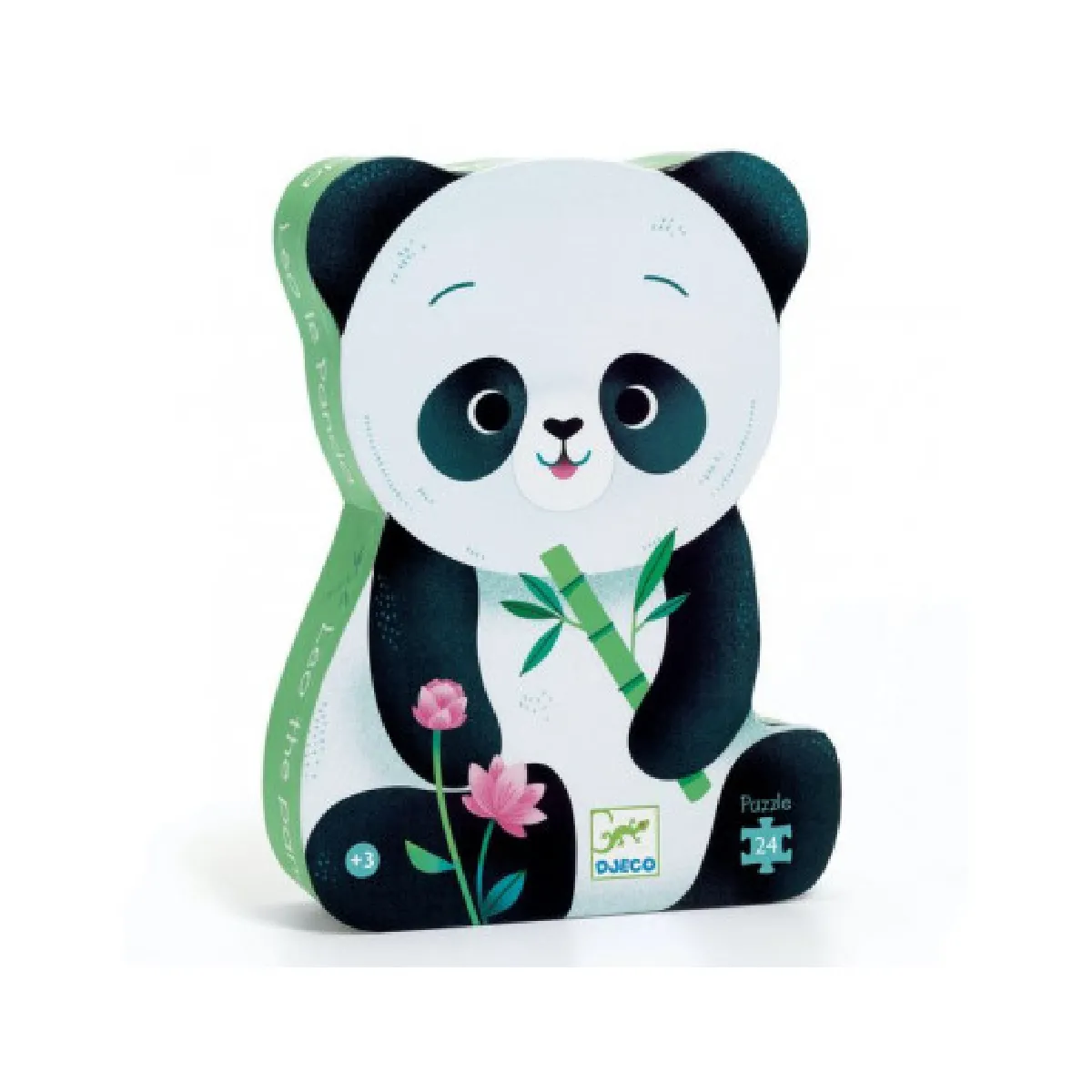 Djeco Puzzle Silhouette Panda 24 Pièces