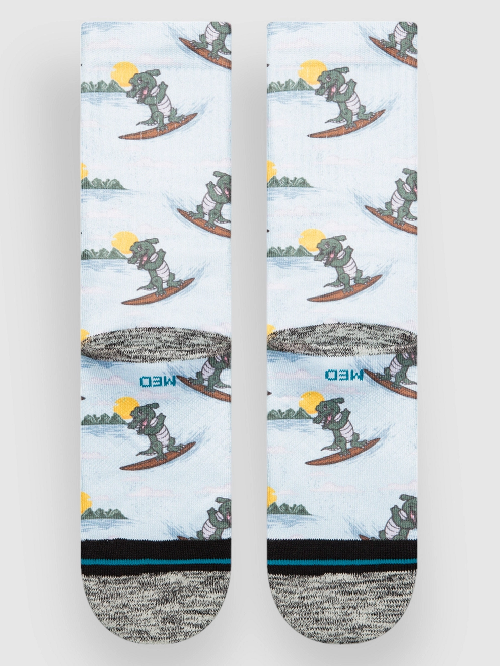 Stance Later Gator Crew Socks lightblue